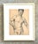 Late 20th Century Vintage Boho Male Figure Drawing For Sale - Image 5 of 5