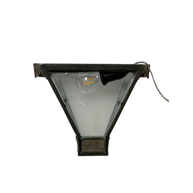 1920s Art Deco Nickel-Plated Bronze Wall Light by Max Le Verrier, 1920s For Sale - Image 5 of 14