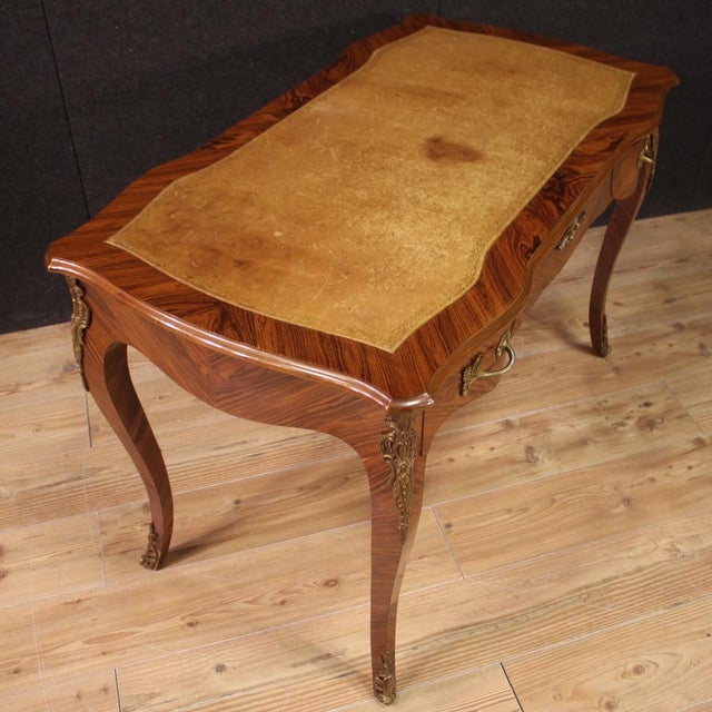 1960s French Louis XV Style Writing Desk, 1960s For Sale - Image 5 of 12