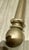 Ethan Allen Ethan Allen Drapery Curtain Rod With Finials & Rings – Antique Gold 102" For Sale - Image 4 of 7