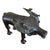 Benin Artist, Water Buffalo with Ox-Pecker Birds, 1960s, Bronze Sculpture For Sale - Image 4 of 6