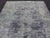 Mid 20th Century Distressed Vintage Persian Rug With Abstract Design in Blue, Green & Gray & White For Sale - Image 5 of 17