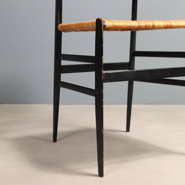 Wood Vintage 699 Superleggera Chairs by Gio Ponti for Cassina, Italy, 1960s, Set of 2 For Sale - Image 7 of 10