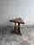 Art Nouveau Carved Wood Triangular Side Table, France, 1915 For Sale - Image 10 of 11
