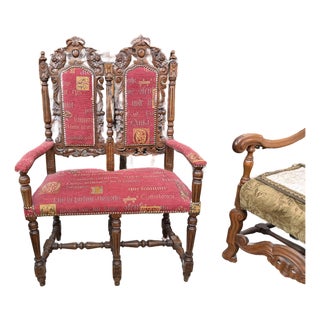 19th Century English Hunting Bench For Sale