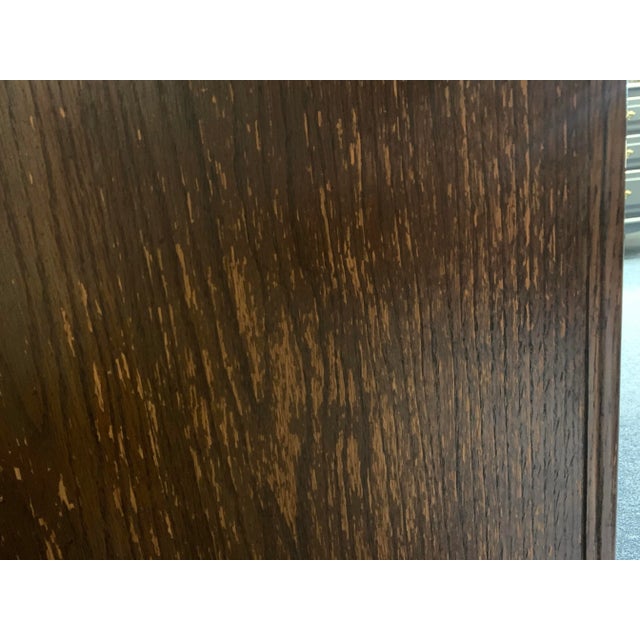 20th Century Spanish Renaissance Revival Style Oakwood Dresser For Sale - Image 12 of 13