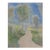 Early 20th Century Country Road Impressionist Landscape Painting For Sale