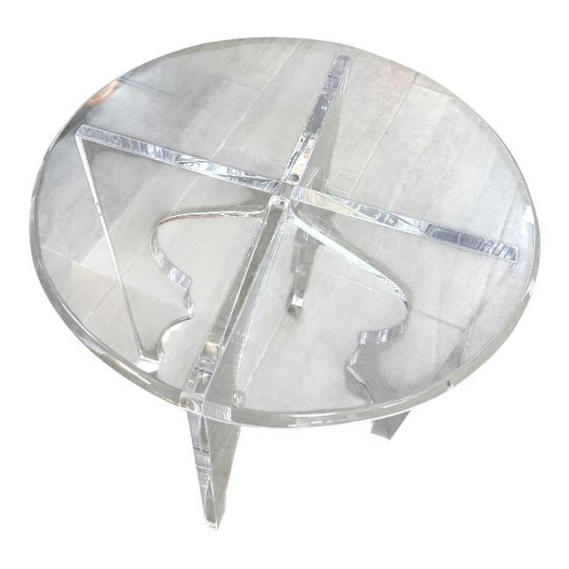 Custom Lucite Table For Sale - Image 4 of 5
