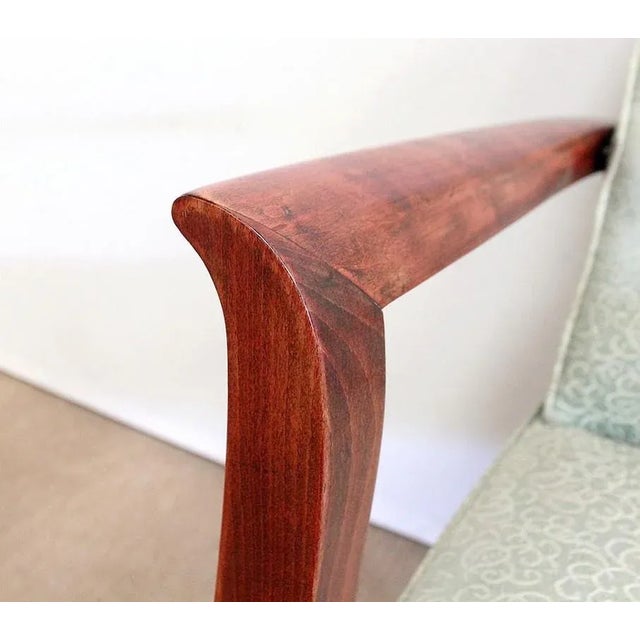 Art Deco Bridge Armchairs and Stool, 1940s, Set of 3 For Sale - Image 13 of 18