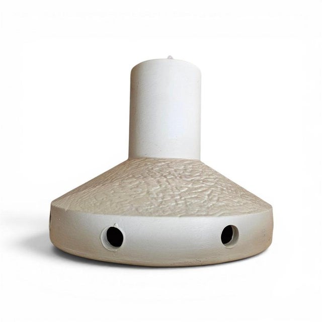 Matte Glazed Ceramic Hanging Lamp, 1970s For Sale - Image 6 of 18