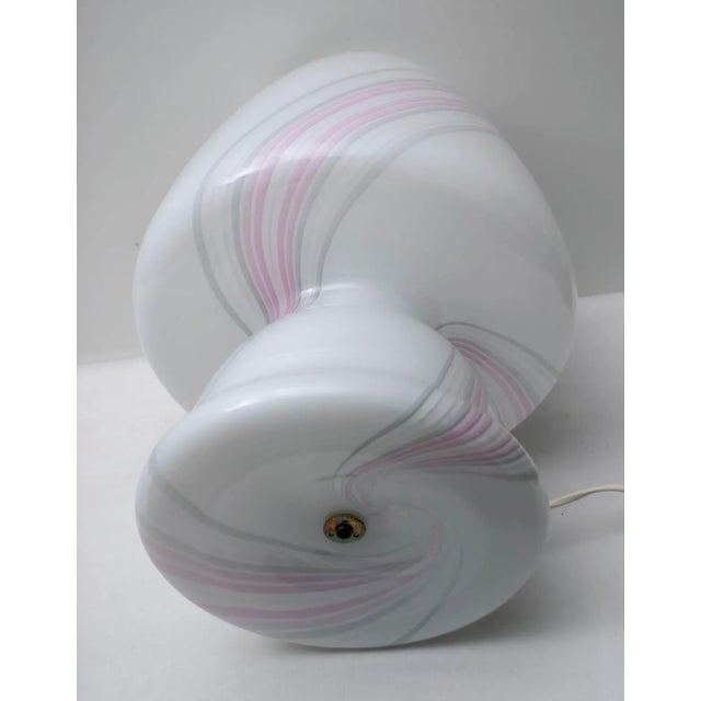 Murano Glass Mushroom Table Lamp from Maestri Muranesi, 1980s For Sale - Image 7 of 8