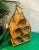 1970s 1970s Vintage Boho Coastal Wicker Rattan Sculptural Wine Bottle Rack Holder For Sale - Image 5 of 11
