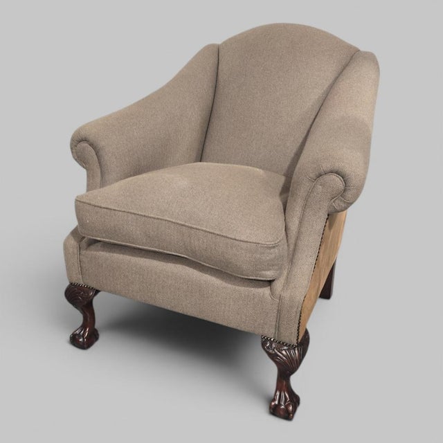 Antique Mahogany Armchair, 1910s For Sale - Image 12 of 12