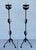 Mid 20th Century Spanish Forged Iron Floor Candlesticks, Torchieres 5 Ft Tall - Pair For Sale - Image 13 of 16