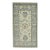 Modern Turkish Oushak Rug Blue Green Floral Handwoven Rug 2'10" X 5'1" For Sale - Image 3 of 6
