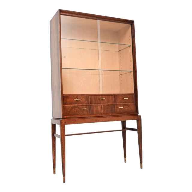Vintage Swedish Display Cabinet by Svante Skogh for Seffle Möbelfabrik, 1960s For Sale