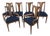 Set of 6 Mid-Century Modern Broyhill Brasilia Sculpted Walnut Dining Chairs For Sale