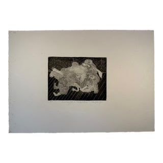 Late 20th Century "Looking for a Contact Lens", Stanley J. Krupa, Artist Proof, Print on Paper For Sale