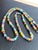 Artisan-Crafted Multicolor Tourmaline Necklace & Bracelet With Watermelon Tourmaline and Verdigris Patinated Copper For Sale - Image 16 of 17