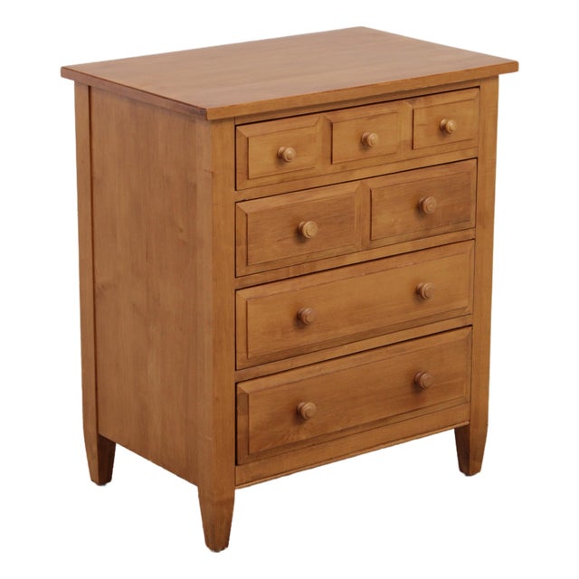 Ethan Allen Maple Country Colors Nightstand For Sale