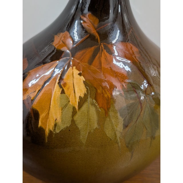 Late 19th Century Vintage J. B. Owens Pottery Utopia Line Vase 1055 For Sale - Image 5 of 8