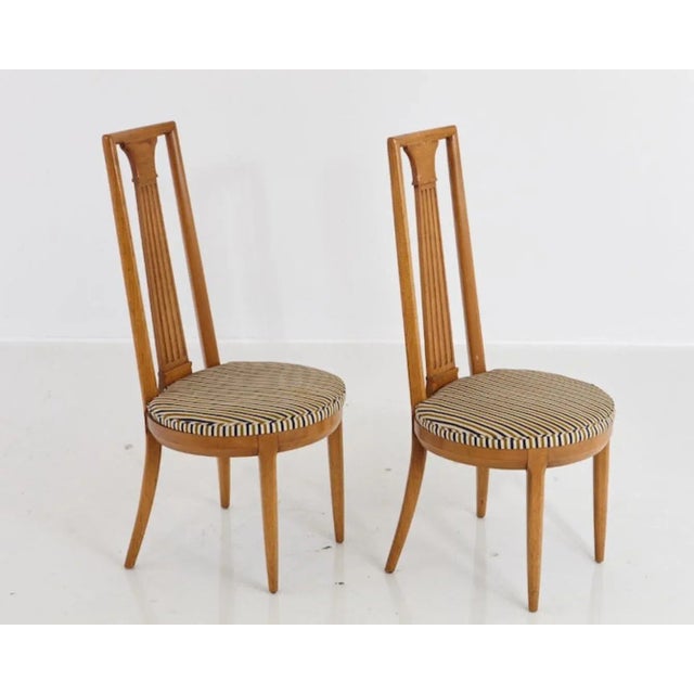 Tomlinson 1960s Tomlinson “Sophisticate Collection” No.63 Dining Chairs - a Pair For Sale - Image 4 of 11