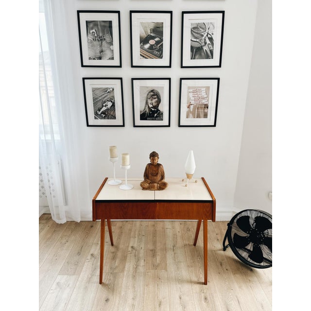 Space Age Table Lamp by Stanislav Kučera for Kamenický Šenov, 1960s, in Flawless conditions. Designed 1960 to 1969 This...