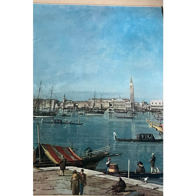 Traditional 1970s Vintage Print by Antonio Canal "Canaletto" Venice, Framed For Sale - Image 3 of 9