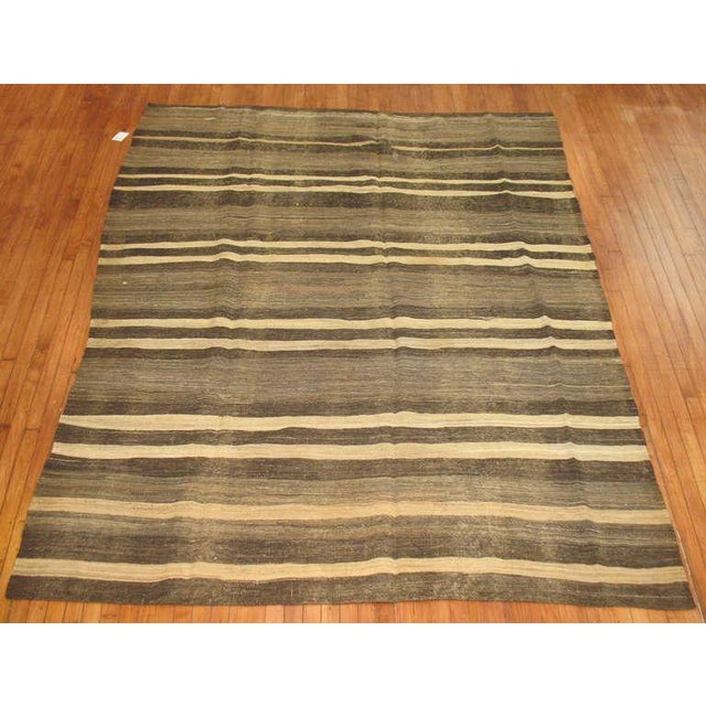 Zabihi Collection Vintage Turkish Kilim - 7'2" x 10' For Sale - Image 4 of 6