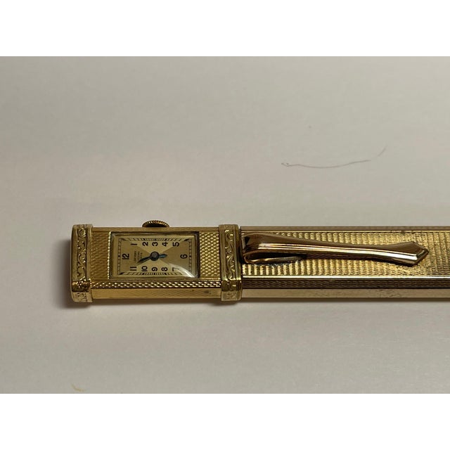 A rare 1930's Bucherer pencil watch. It was made by Bucherer for a few different firms including Rolex. This version is in...