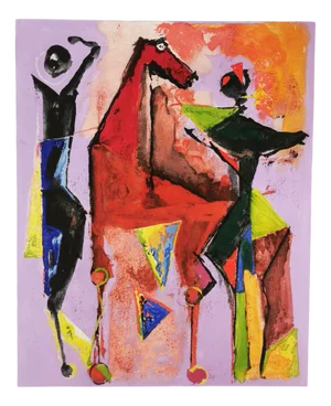Marino Marini, Marino from Shakespeare ZWR London III, 1978, Engraving