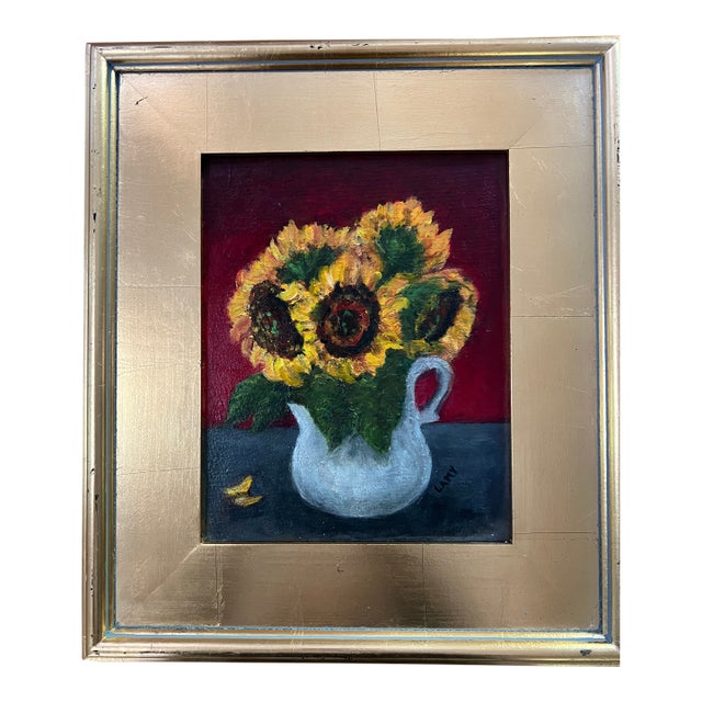 16 X 14 Acrylic Still Life, Signed and Framed For Sale