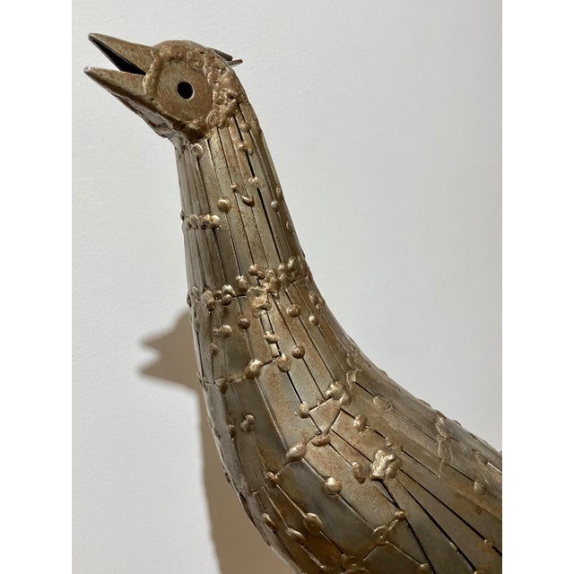Large Metal Bird, 1970 For Sale - Image 3 of 10