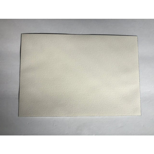 Contemporary Nancy Smith Contemporary Original Watercolor Landscape “In the Misty Fall Morning” For Sale - Image 3 of 4