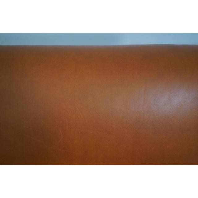 1980s Pair of George Smith Butterfly Leather Club Chairs For Sale - Image 5 of 18