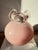 Glass Pink Cased Glass Globe Model 85 Vase by Jerzy Słuczan-Orkusz for Tarnowiec Glassworks, Poland, 1980s For Sale - Image 7 of 12