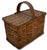 Outstanding Antique American Pennsylvania Amish Hand Woven Alder & Ash Wood Splint Picnic Basket Circa Late 1800s For Sale - Image 10 of 18