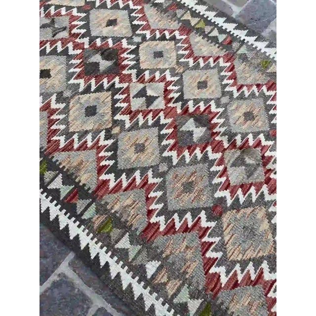 Contemporary Handmade Kilim Rug For Sale - Image 6 of 7