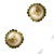 Early 21st Century Jade Halo Pearl & Gold Butterfly Stud Earrings, A Pair For Sale - Image 5 of 7