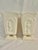 Late 20th Century Neoclassical Cream Ceramic Putti Pedestal Vases – A Pair For Sale - Image 9 of 12