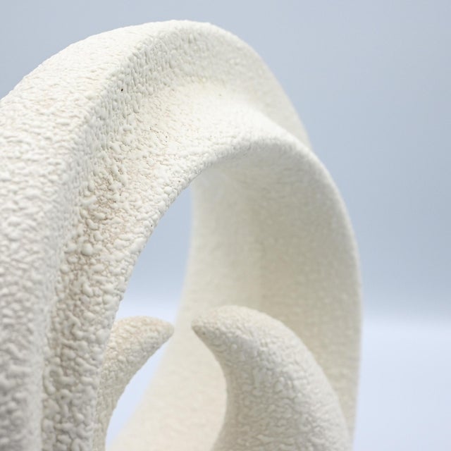 White Bertoncello Circle Vase, 1970 For Sale - Image 8 of 15