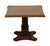 DAVIS CABINET Co. Solid Cherry Italian Mediterranean Style 21" Square Accent Pedestal Bunching End Table 855 17" High 21"...