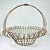 Art Nouveau 1950s Vintage French Art Nouveau Boho Chic Large Jardiniere Basket Planter. For Sale - Image 3 of 14