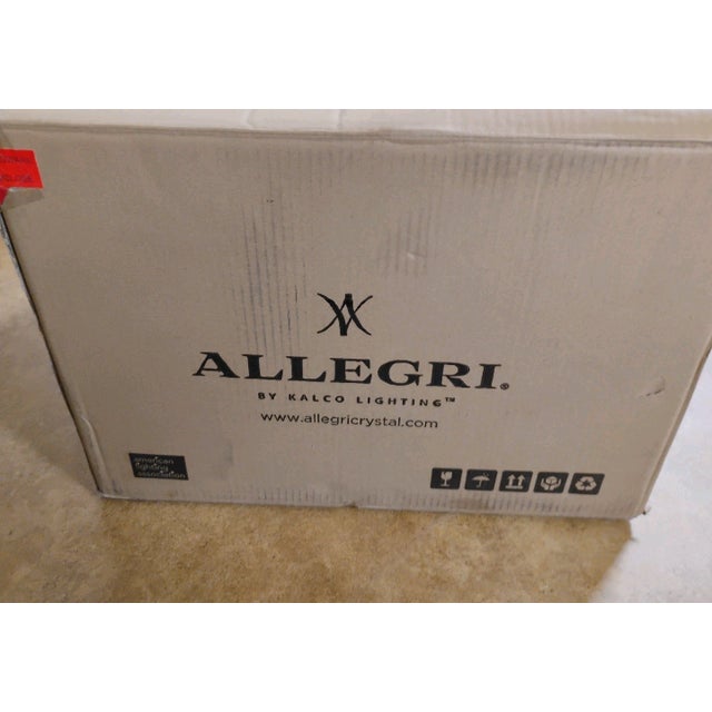 Elegant Strand Kalco Semi Flush Mount, Matt Black For Sale - Image 4 of 8