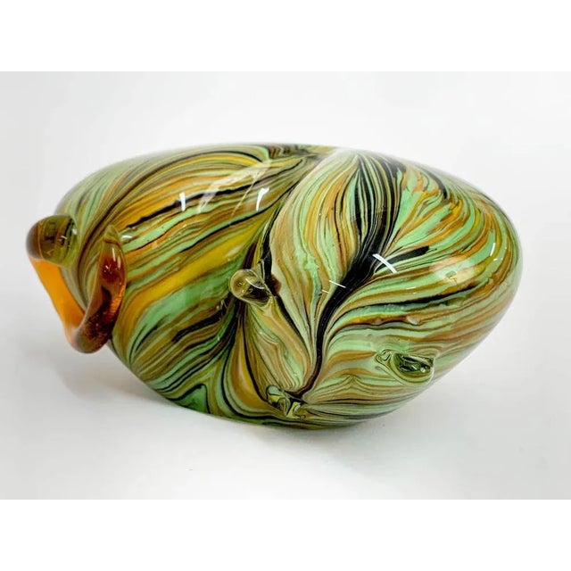 Mid-Century Italian Multicolored Murano Glass Cat Sculpture, 1970s For Sale - Image 11 of 16