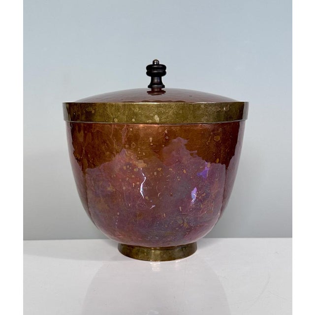 1930s Antique Art Deco Bonboniere in Copper and Brass from Will Odining, Leipzig, Germany, 1930s For Sale - Image 5 of 18