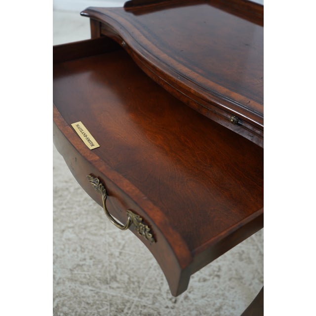 Maitland Smith Burlwood 1 Drawer Writing Desk For Sale In Philadelphia - Image 6 of 18
