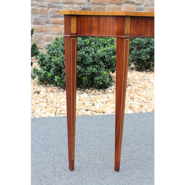 Councill Craftsmen Hepplewhite Console For Sale - Image 10 of 17