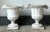 Sculpture Materials Vintage Cement Ram's Head Planters - Pair For Sale - Image 7 of 12