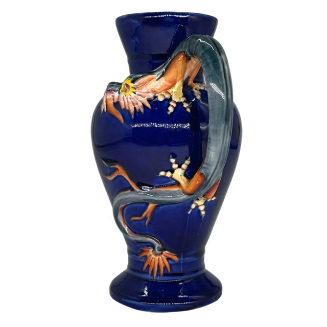 Late 19th Century A Wedgwood Majolica Dragon Jug, Designed by Hughes Protât and Dated 1878 For Sale - Image 5 of 11